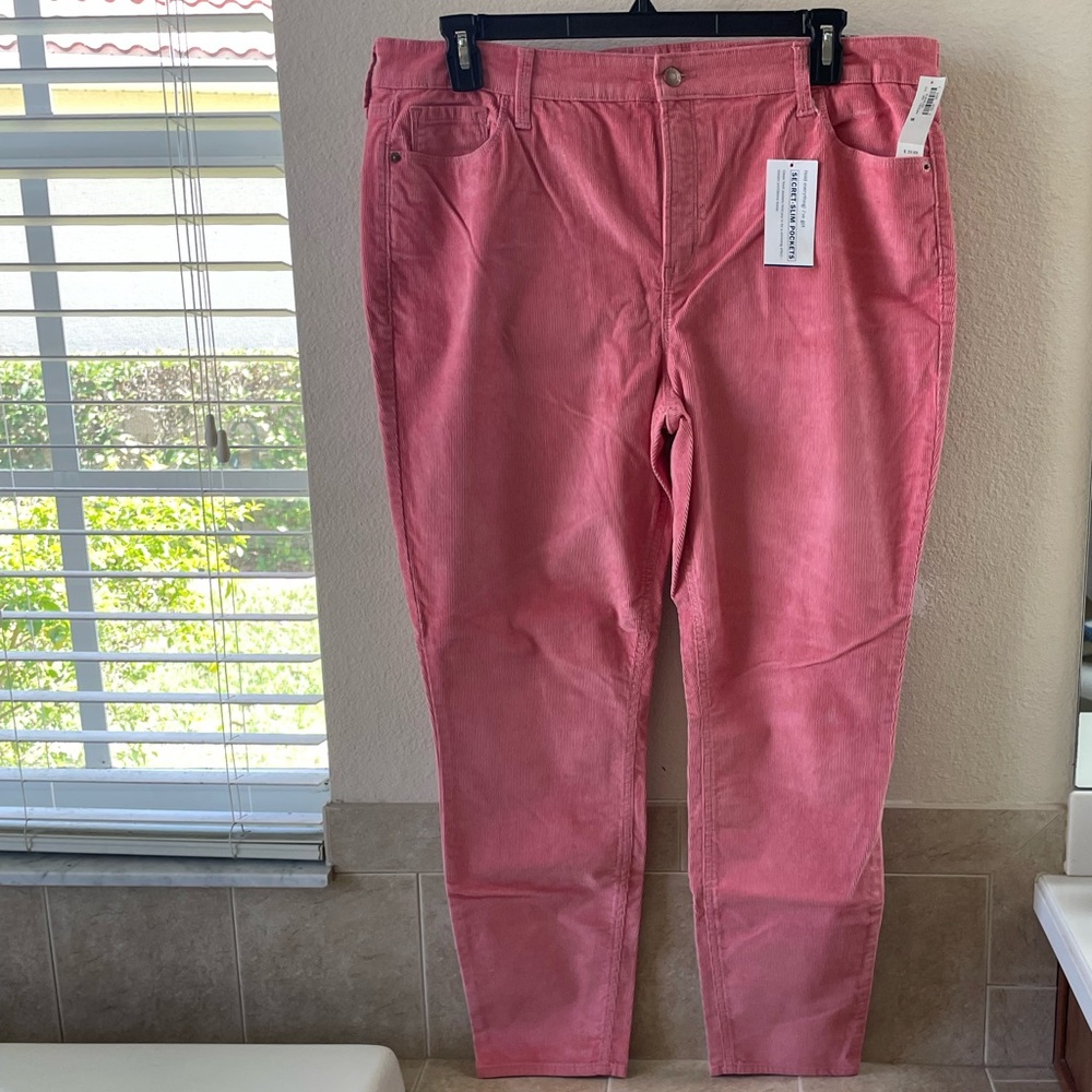 Old Navy Pink Straight Leg Jeans